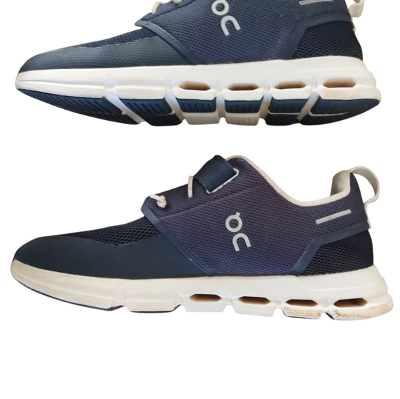 Kids On Cloud Play Midnight | White Sneaker - Picture 8 of 10